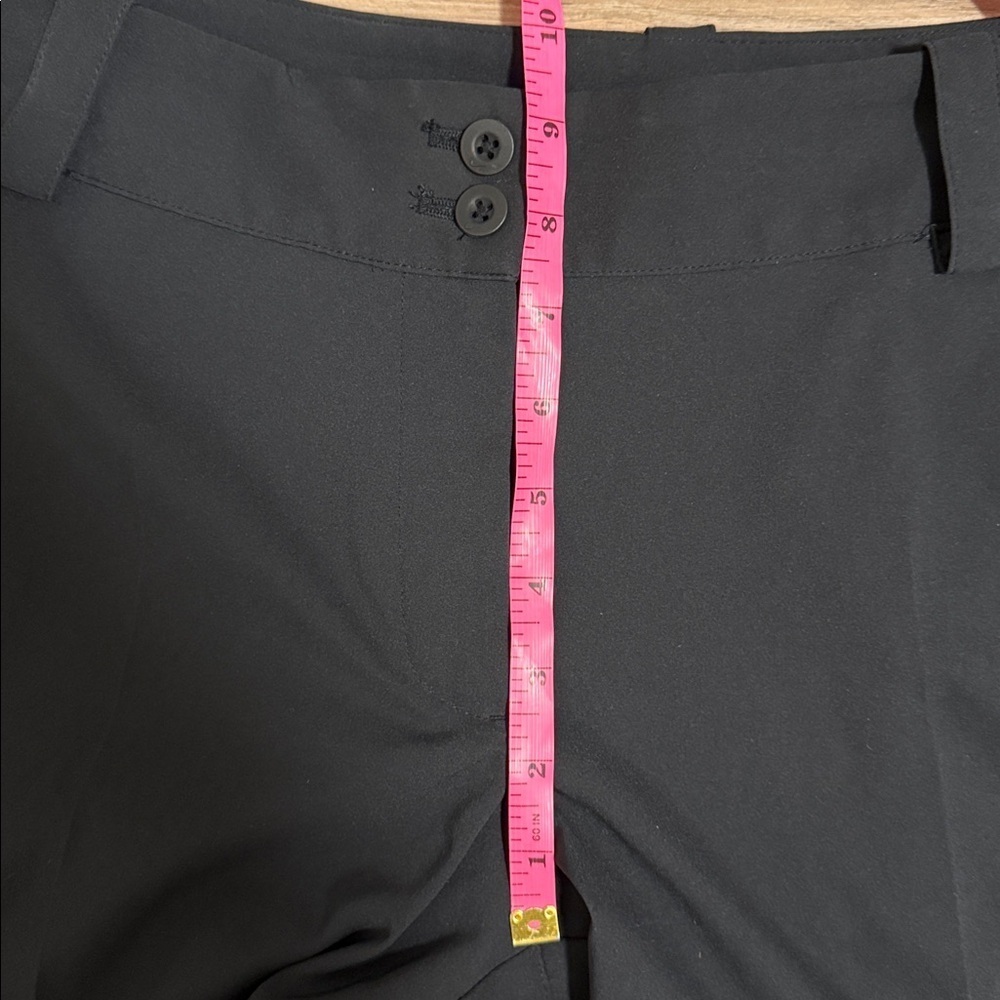 Nike DRI-FIT Golf Cropped Pants Women's Size 10/M Tour Performance Black Stretch - Picture 6 of 8